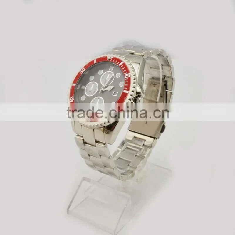 Classic mans business wrist watch calendar quartz watches men