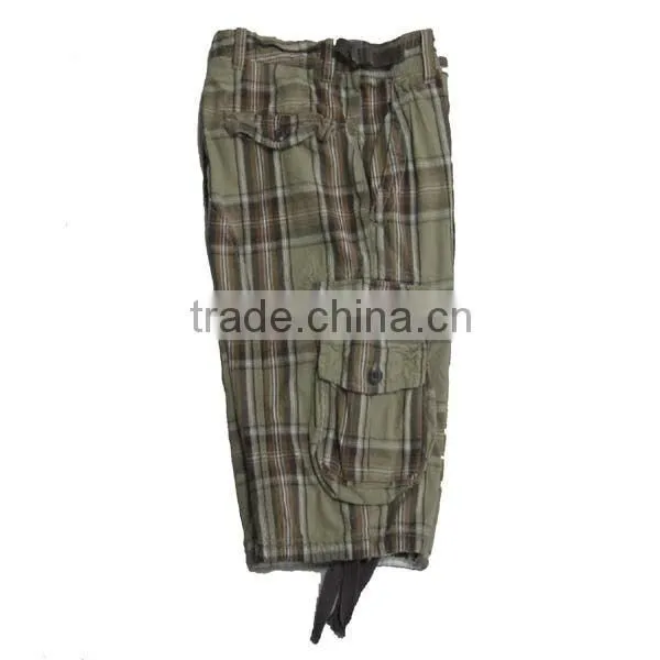 2013 new cotton mens stylish cargo shorts with 6 pocket cargo shorts for men