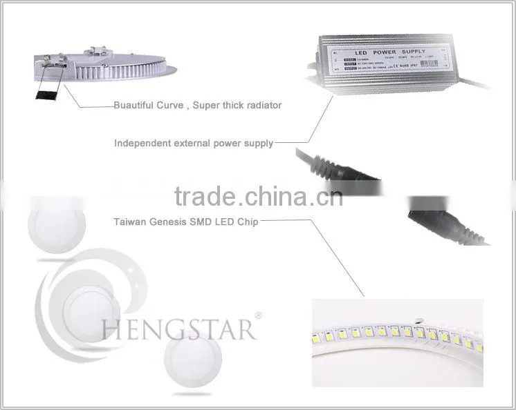 2014 high quality factory sale ultra thin led panel light, round square dimmable led panel, ultra slim ultra thin led downlight