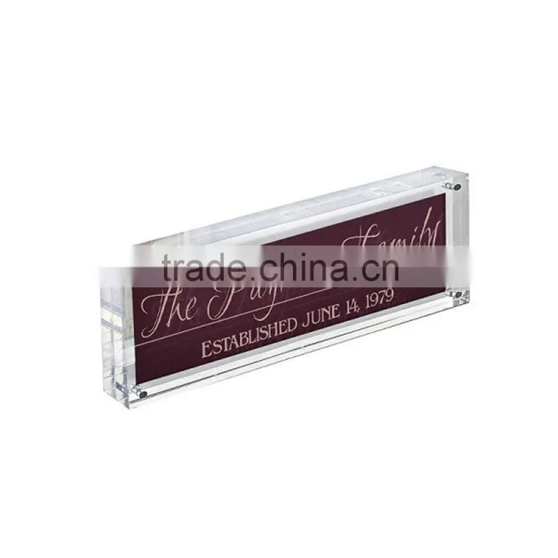 Clear Acrylic Photo Frame For Decoration