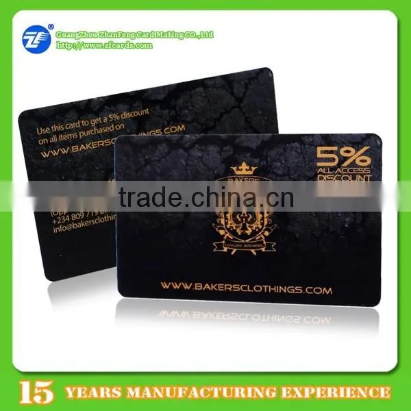 China Manufacturer factory price pvc card with chip