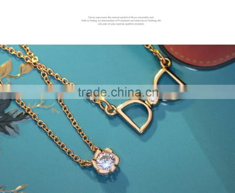 Two layers 925 silver choker necklace