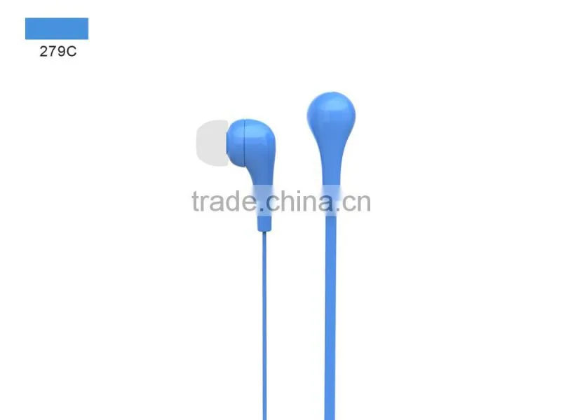 2015 New Design Mini Mobile Phone Wired Earphone Earbuds Free Sample