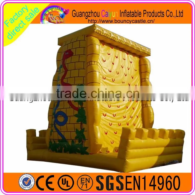 20ft Challenge Rock Climbing Inflatable For Amusement