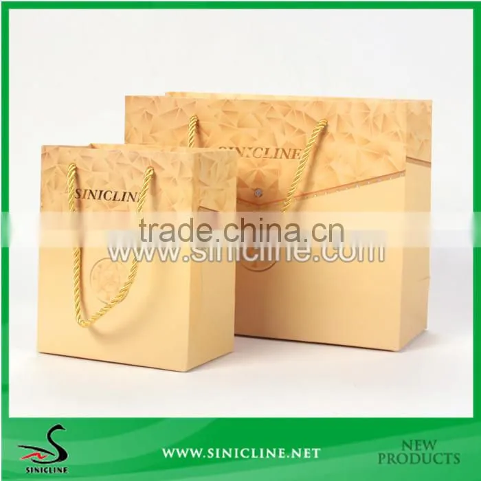 Sinicline hign end paper shopping bag for chain store