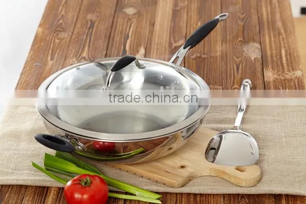 Chuangsheng stainless steel cookware for fry vegetables