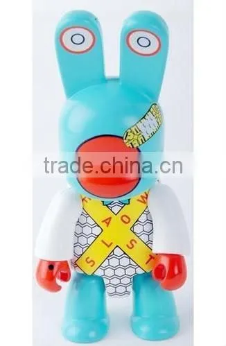 Plastic pvc rabbit figure toys,rabbit decoration