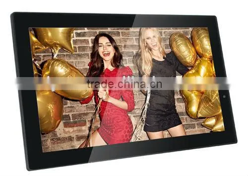 black white pictures manufacturers 18.5 inch good quality digital photo frame with multifunction(include remote control model )