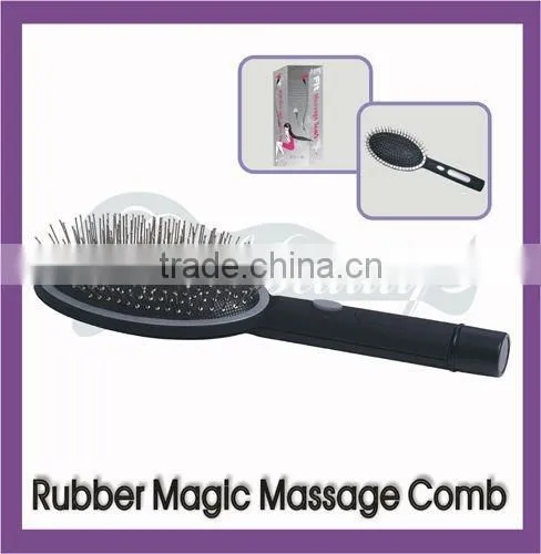 Multifunctional wash one's hair massor brush With wash one's hair,knead, combing effect 1 AA dry battery