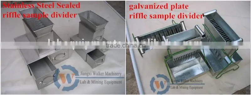 riffle sampler for sample,laboratory sample preparation machine