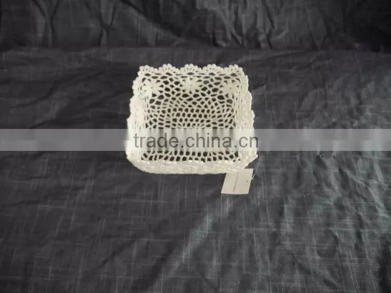 China Manufacturer 100% crochet cotton Food Tray