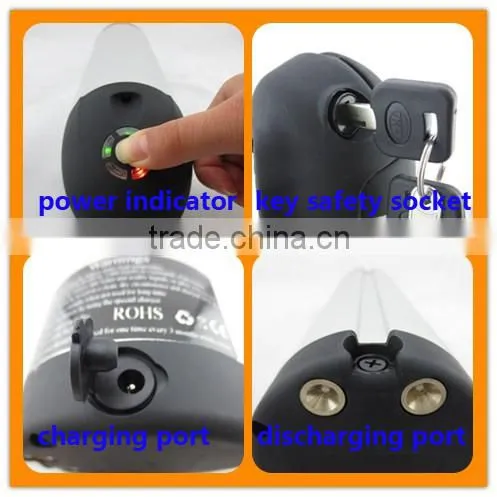 Hot sale lithium 36v 8Ah bottle battery pack for e-bike/electric bicycle/36v e-bike battery water bottle battery pack