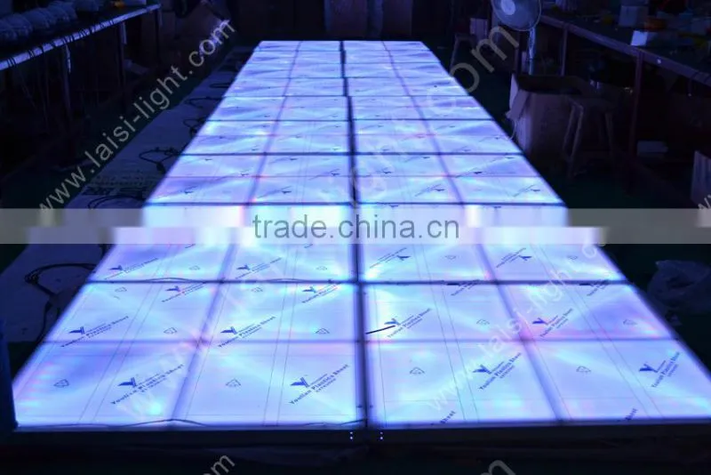 Stage floor Lighting 720pcs 10mm RGB led manufacture Dance Floor Square Light floor