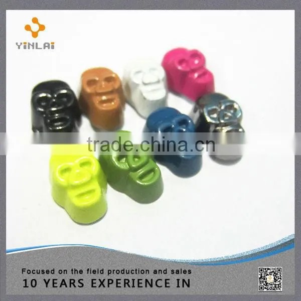 Colorful skull zinc alloy rivet hardware products