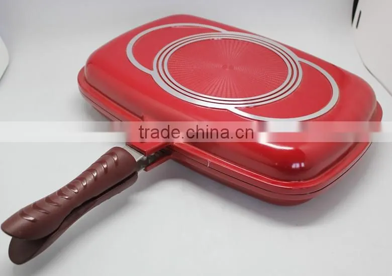 HQ Aluminium double sided grill pan