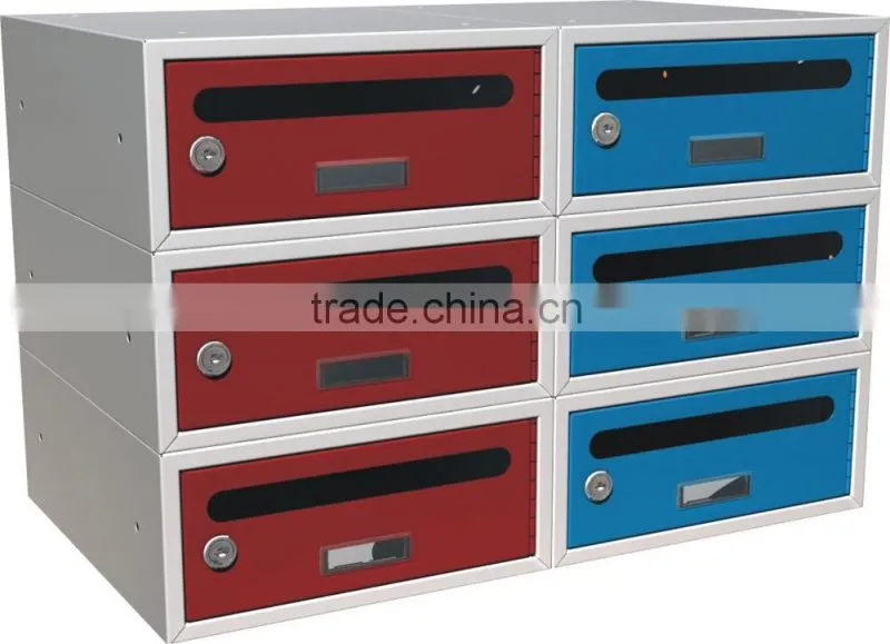 Colorful cluster cabinet/Office letter mailbox/Locking mailbox