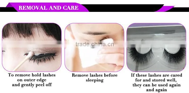 Quick delivery wholesale price synthetic hair natural eyelashes