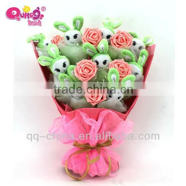 17" elegant plush bouquet