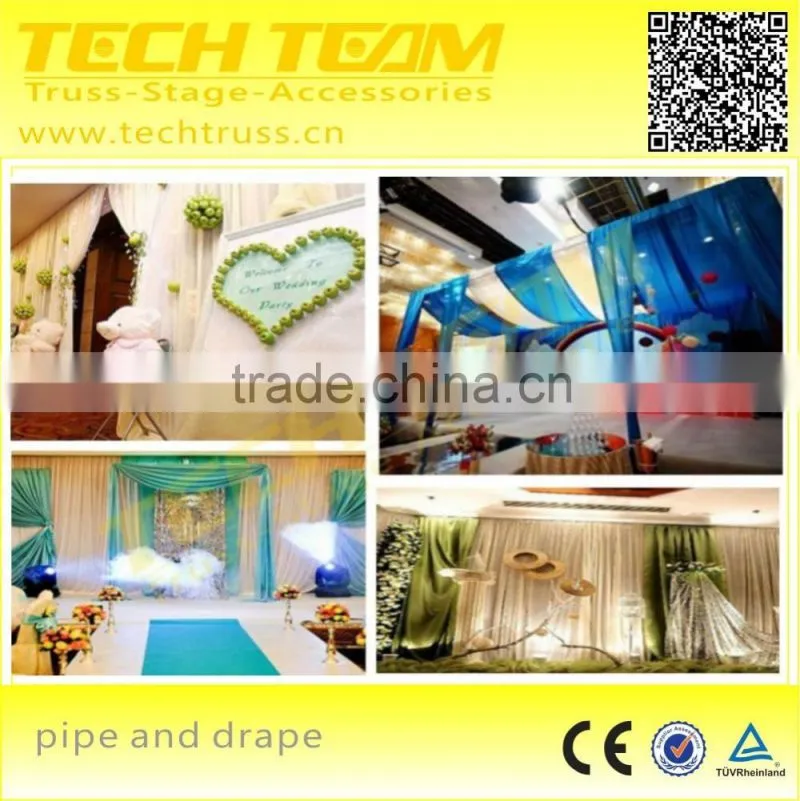 PDB 2236 Pipe and Drape Stands, Wedding Decoration Pipe and Drape