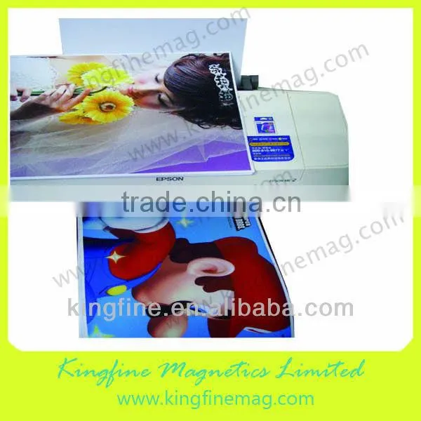 magnetic inkjet paper,A3 A4 size,glossy and matte finish optional,easily cut any shape