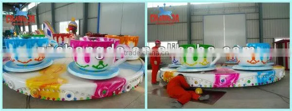 Kiddie love equipment amusement rides magnetic coffee cup
