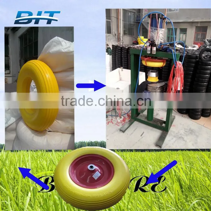 PU WHEEL 325-8 tool cart tyre/wheelbarrow tyre/ wheel barrow tyre tube/ cart tyre