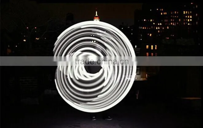 LED colorful glow slimming hula hoop with 8 lights