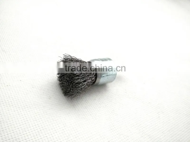 crimped end brushes, diameter 30mm or 1 1/5"