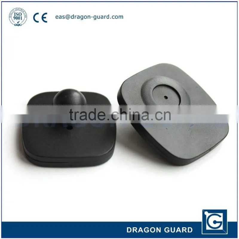 Small EAS Anti-theft Hard Tag 8.2MHz Security Square Magnetic Tag For Clothing or Goods in Supermarket
