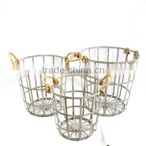 French country style wholesale hamper basket for wire