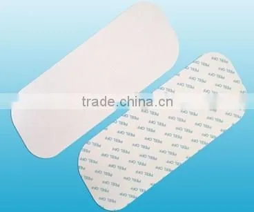 Transparent semi-permeable waterproof wound dressing with protect paper