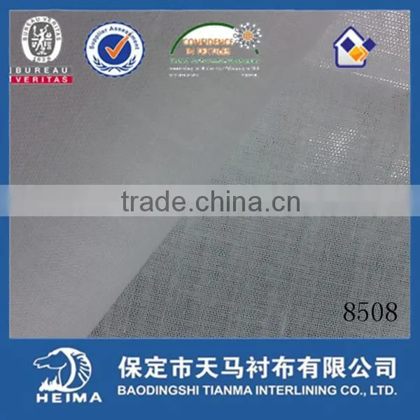 cotton shirt collar fusing/adhesive/ fusible interfacing 8505