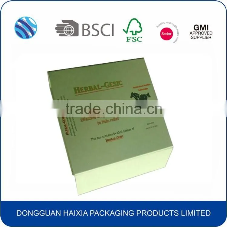 Professional factory magnetic paper clamshell packaging box