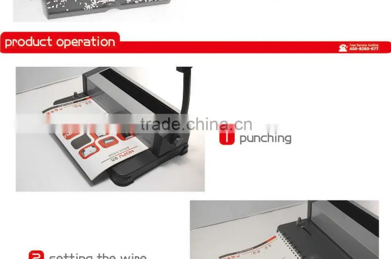 coil binding machine comb binding machine electrical spiral binding machine