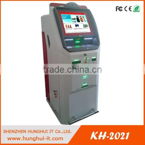 Automatic Bank Atm Teller Machine Kiosk With Bill Acceptor