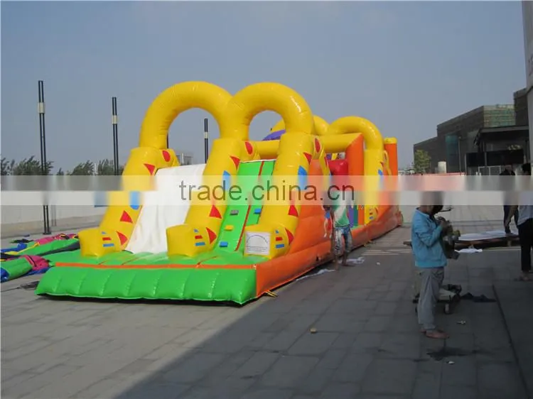inflatable bouncer obstacle course,inflatable combo slide obstacle,inflatable obstacle course for kids