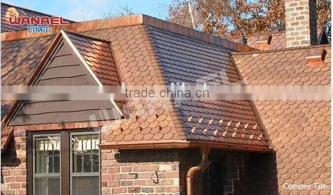 Roofing material types Wanael Fish Scale Asphalt 3 Tab Shingles Price