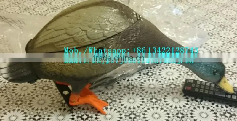 hunting plastic mallard motor duck decoy with remote control from Xilei factory