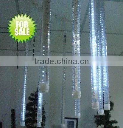 flashing color led meteor shower lighting