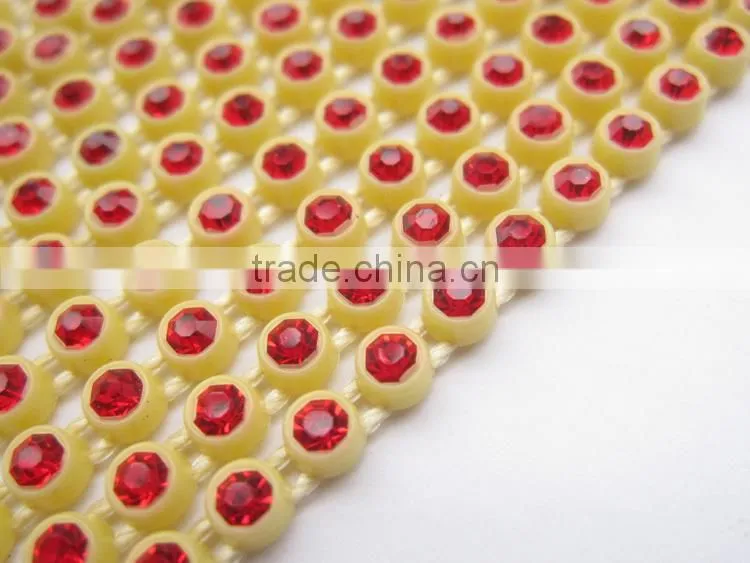 SS6 rhinestone banding, cabuchon, furniture accessories for jewelry,10yards rhinestone trimming