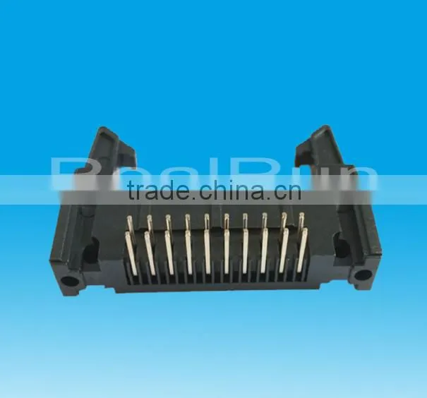 Board to Board Connector 2.54mm Pitch Angle Ejector Header latch