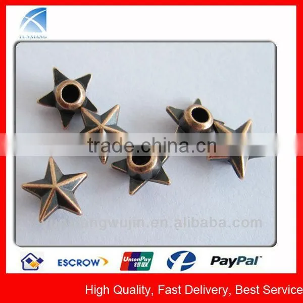 YX4616 Custom Made Black Metal Rivet with Embossed Logo