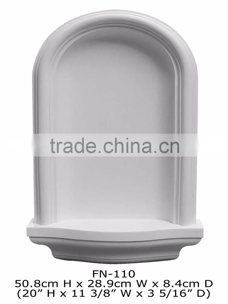 2016 Polystyrene High Quality beautiful PU decorative Shelvings
