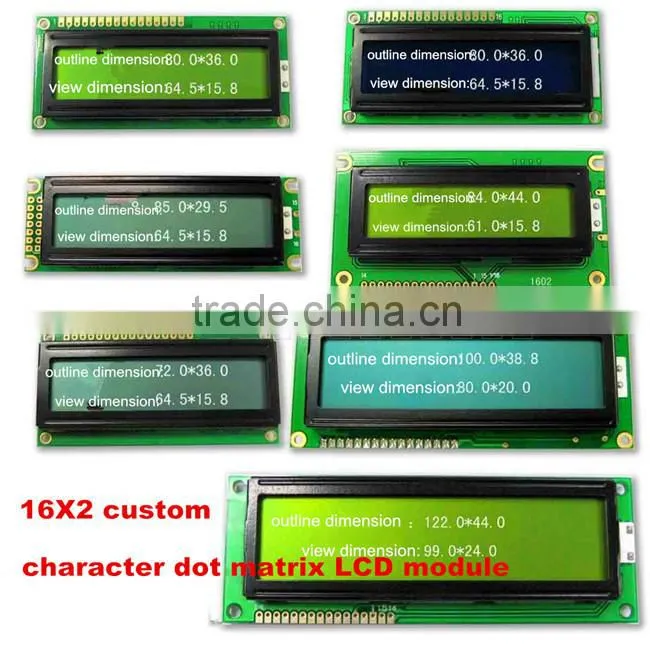 negative character segement character money-counting machine lcd display