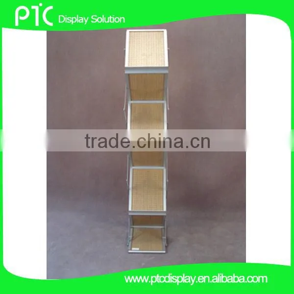 Wood magazine stand