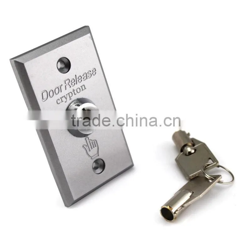 Lock Resistance less than200MA exit push button EB-30 Surface waterproof and anti-copy key Aluminium alloy emergency switch lo