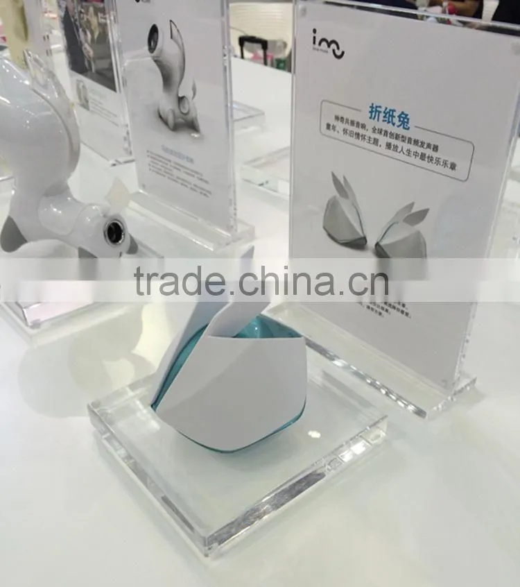 Acrylic plastic price tags holder, price tags stand, plastic price label holder