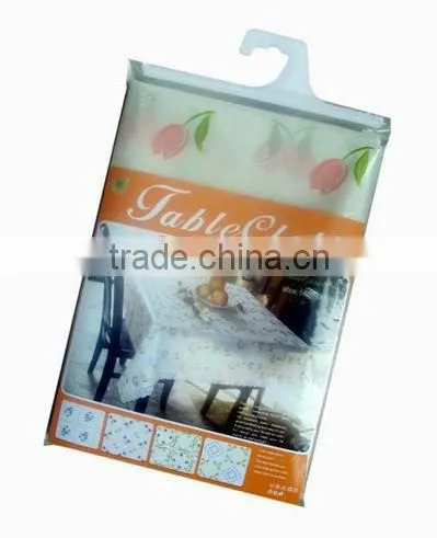 anti-slip table cloth, material EVA, 137*183cm flower printed table cover