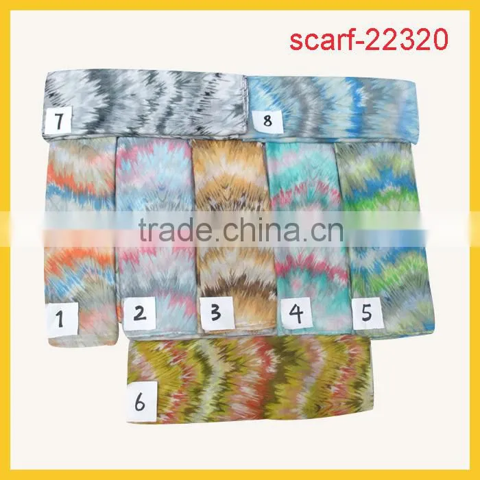 new pattern custom geometric printing scarves