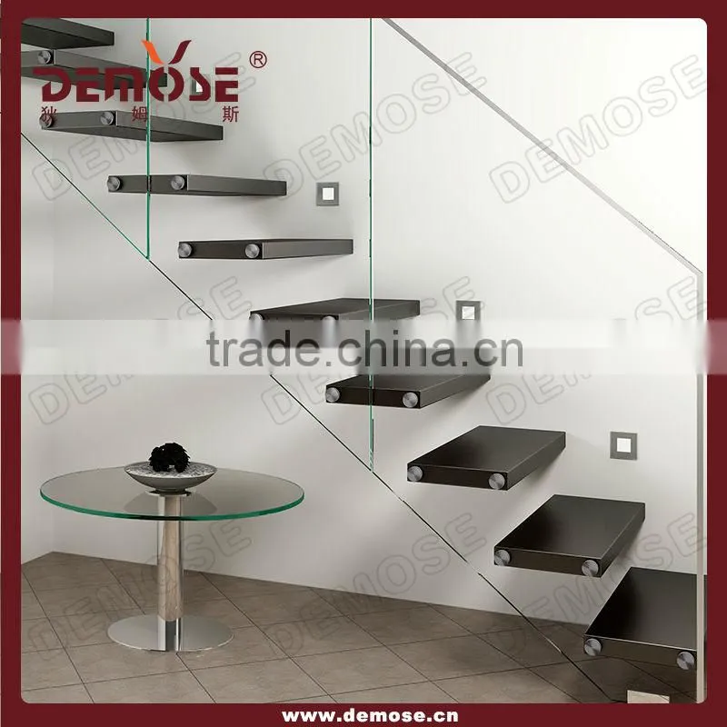 demose glass stairs /glass stairs grill design